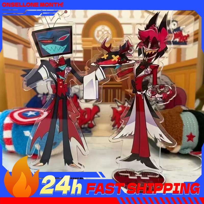 Merchandise Anime - 2pcs Hazbin Anime Peripherals Alastor Waiter