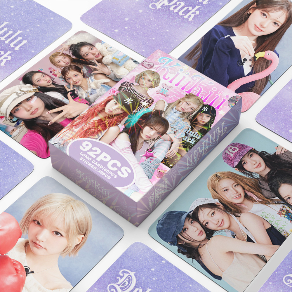 Sticker Sheet Set - 92pcs KiiiKiii Delulu Pack Photo Card