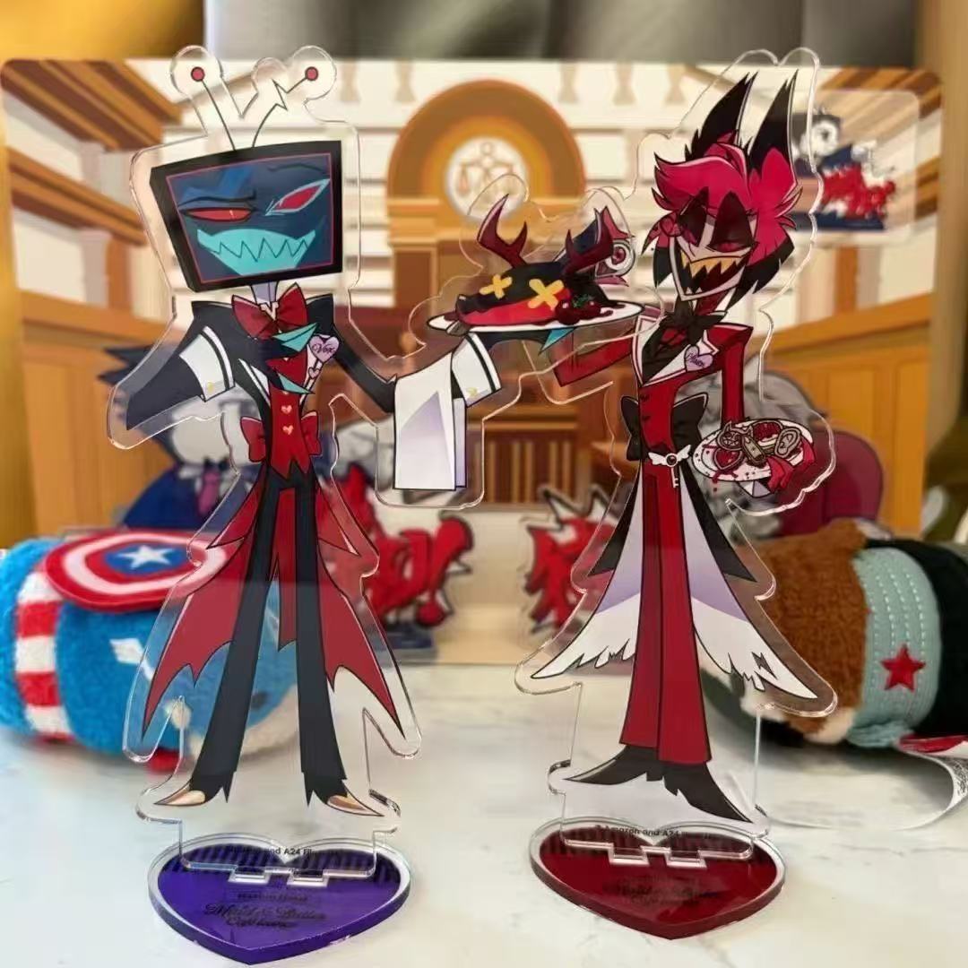 2pcs Hazbin Anime Peripherals  - Merchandise Anime review and price