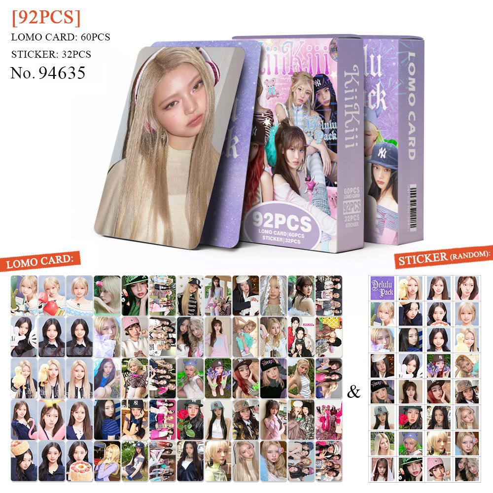 92pcs KiiiKiii Delulu Pack Pho - Sticker Sheet Set review and price