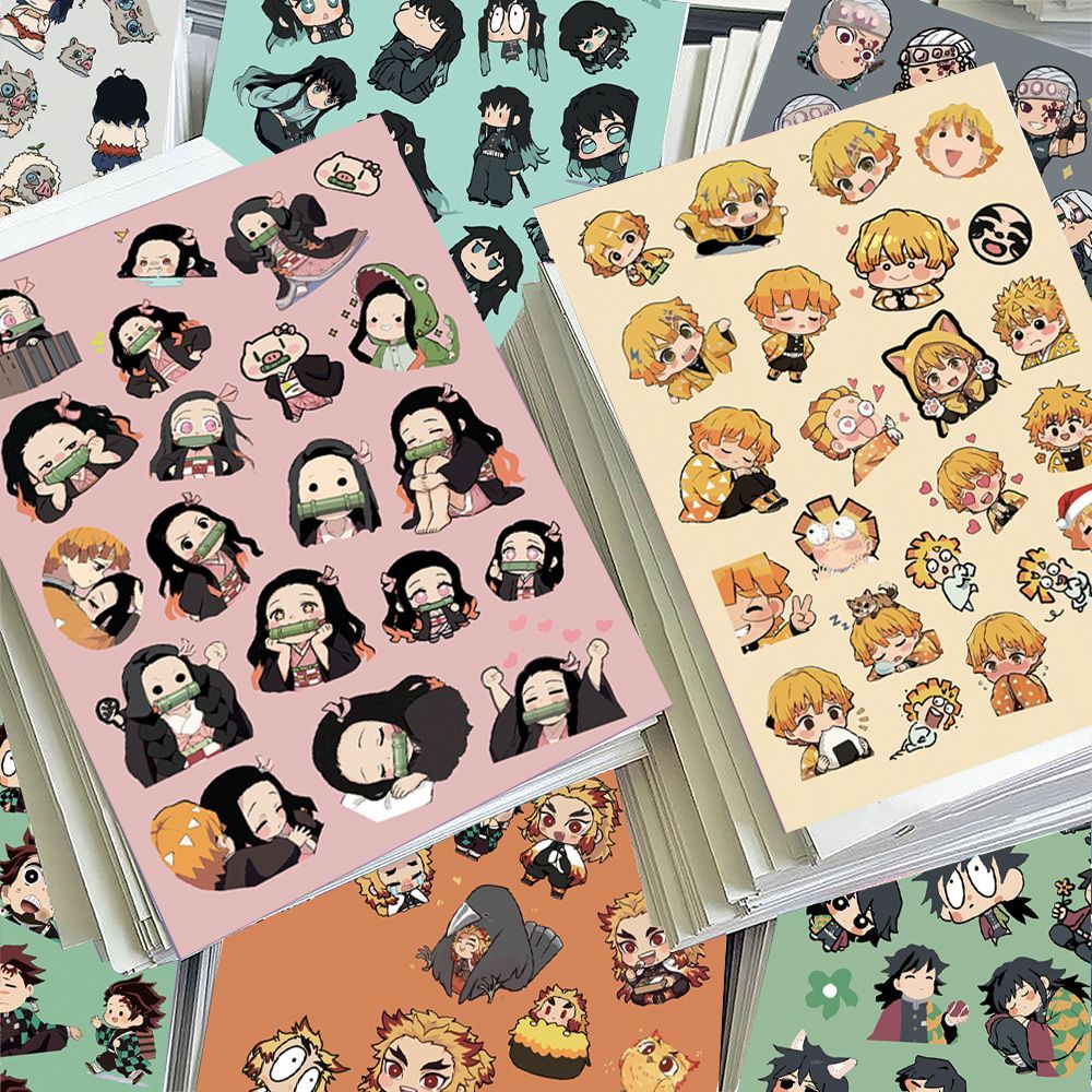 24pcs Chibi Demon Slayer scree - Sticker Sheet Set review and price