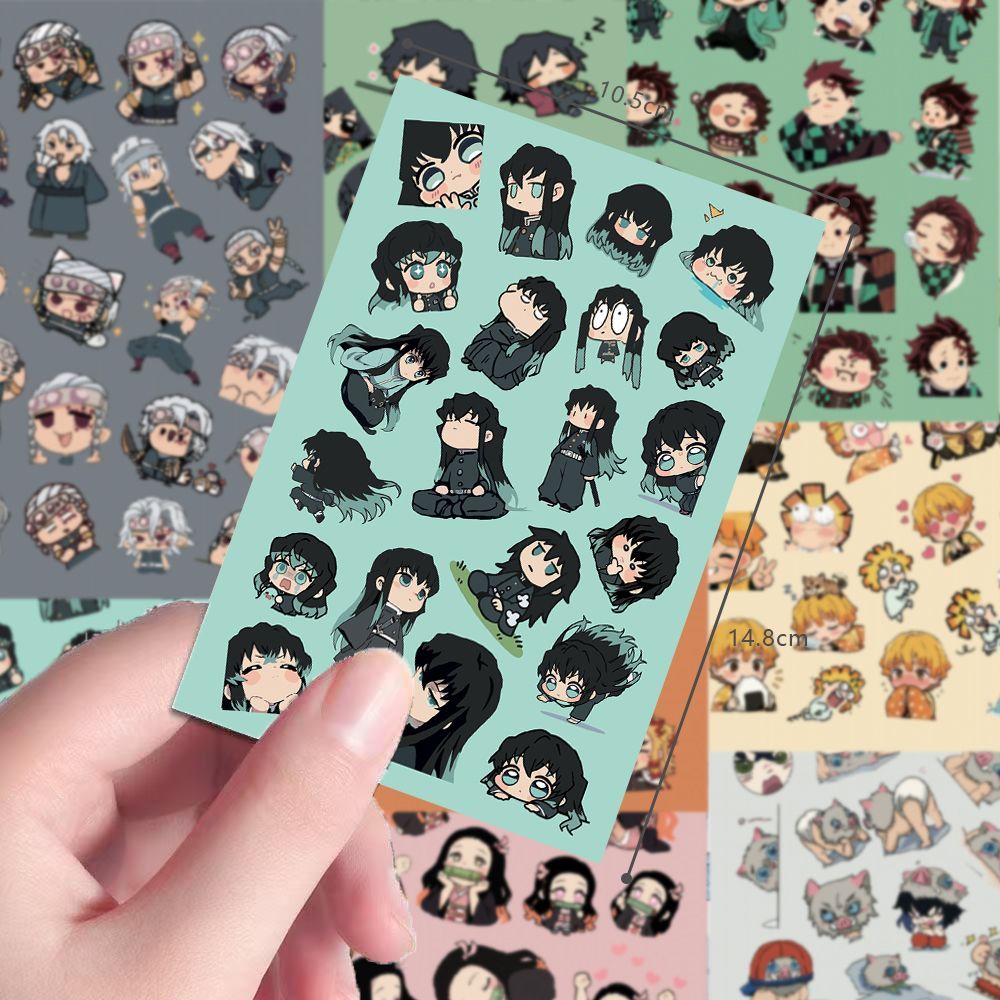24pcs Chibi Demon Slayer scree - Sticker Sheet Set review and price