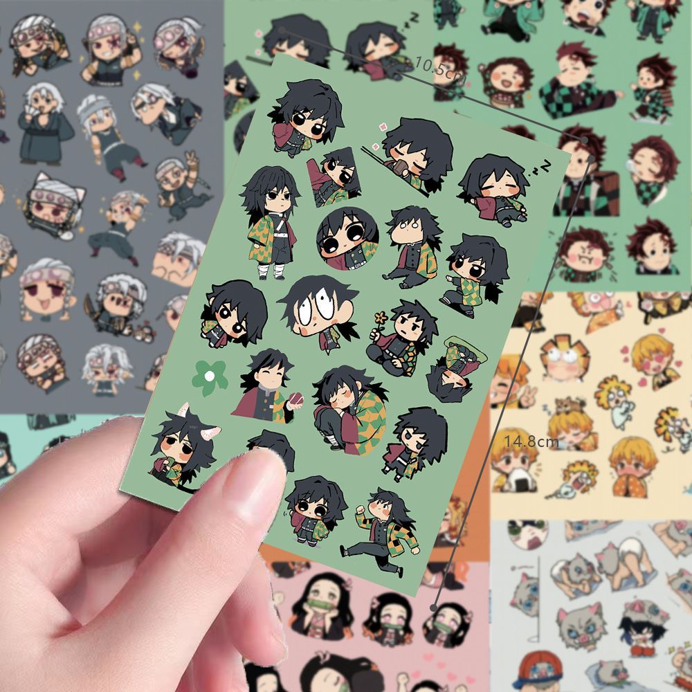 24pcs Chibi Demon Slayer scree - Sticker Sheet Set review and price