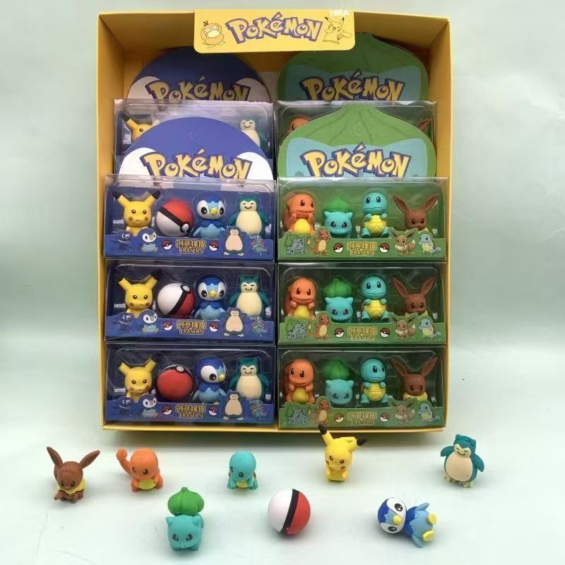 Pokémon figurine erasers, cute - Erased Anime Merchandise review and price